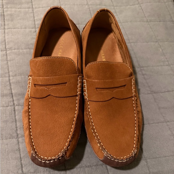 Cole Haan Men's Tan Loafers - Size 13 - Picture 1 of 6